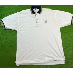 Vintage Golf Polo 2XL Jonathan Corey 90s Ram‎ Logo Accent Collar Cuff EUC